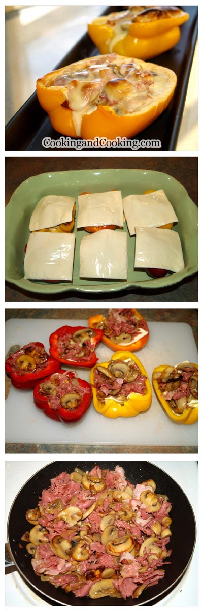 Philly Cheese Steak Stuffed Bell Peppers